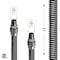 Flextron Gas Line Hose 3/8'' O.D. x 36'' Length with 1/2" MIP Fittings, Stainless Steel Flexible Connector FTGC-SS14-36A - alternate 2